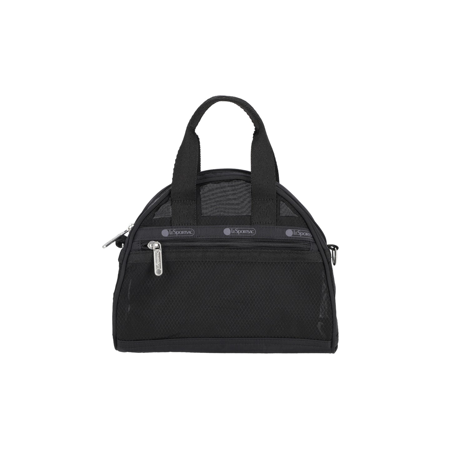 Sheer Round Small Satchel Black Sheer