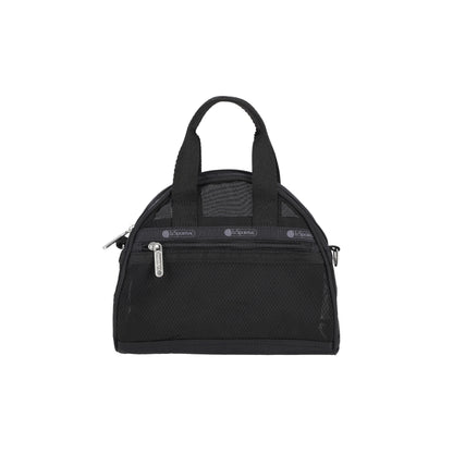 Sheer Round Small Satchel Black Sheer