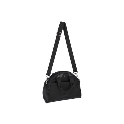 Sheer Round Small Satchel Black Sheer