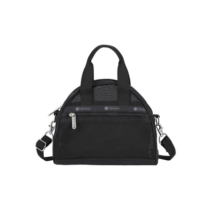Sheer Round Small Satchel Black Sheer