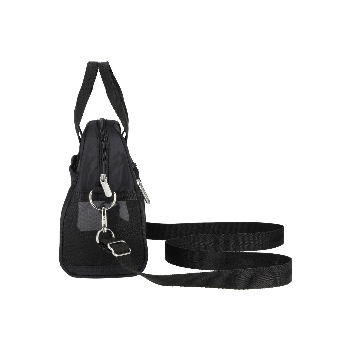Sheer Round Small Satchel Black Sheer