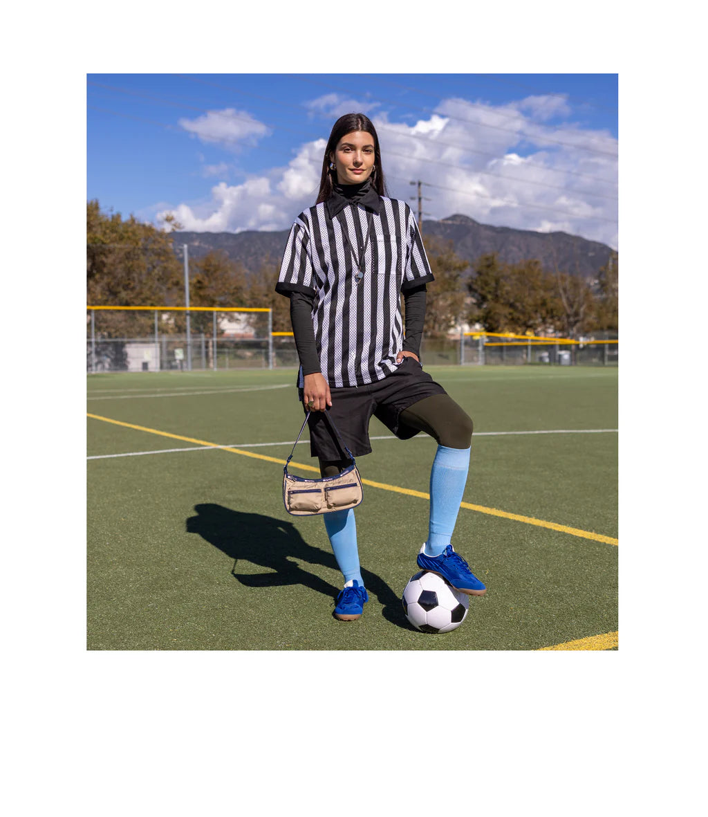 Double Pocket Shoulder Spectator Bone/Navy