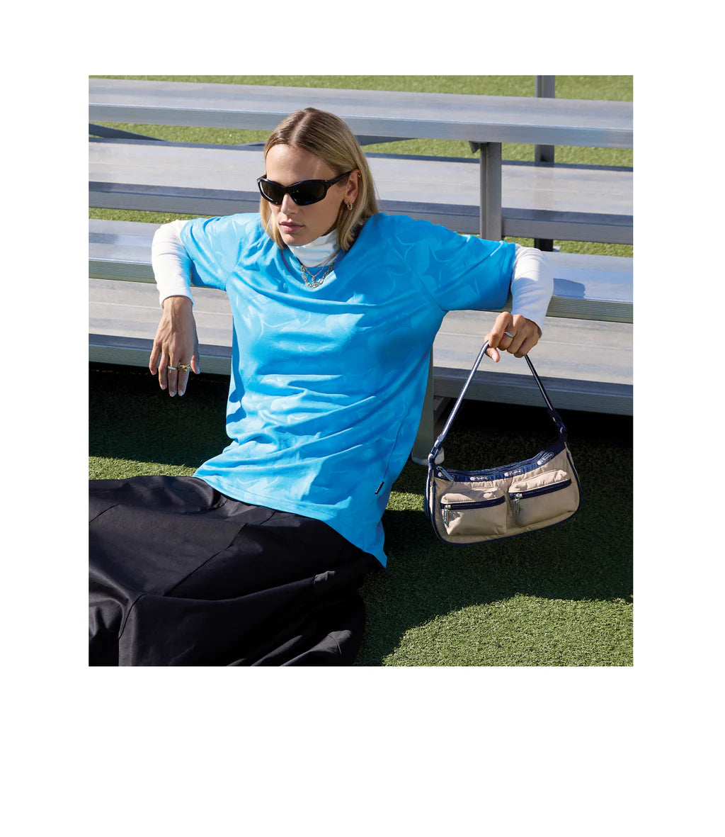 Double Pocket Shoulder Spectator Bone/Navy