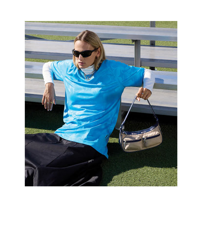 Double Pocket Shoulder Spectator Bone/Navy