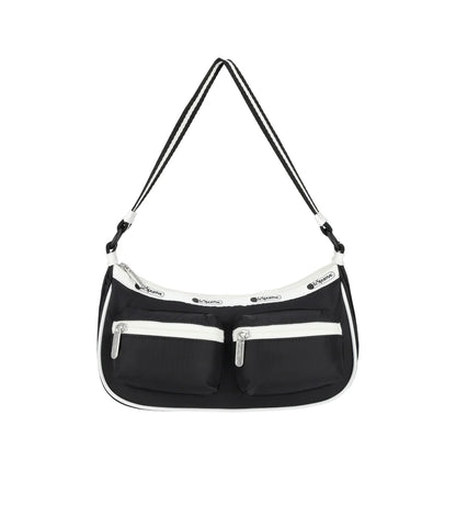 Double Pocket Shoulder Spectator Black