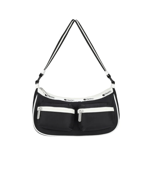 Double Pocket Shoulder Spectator Black