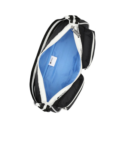 Double Pocket Shoulder Spectator Black