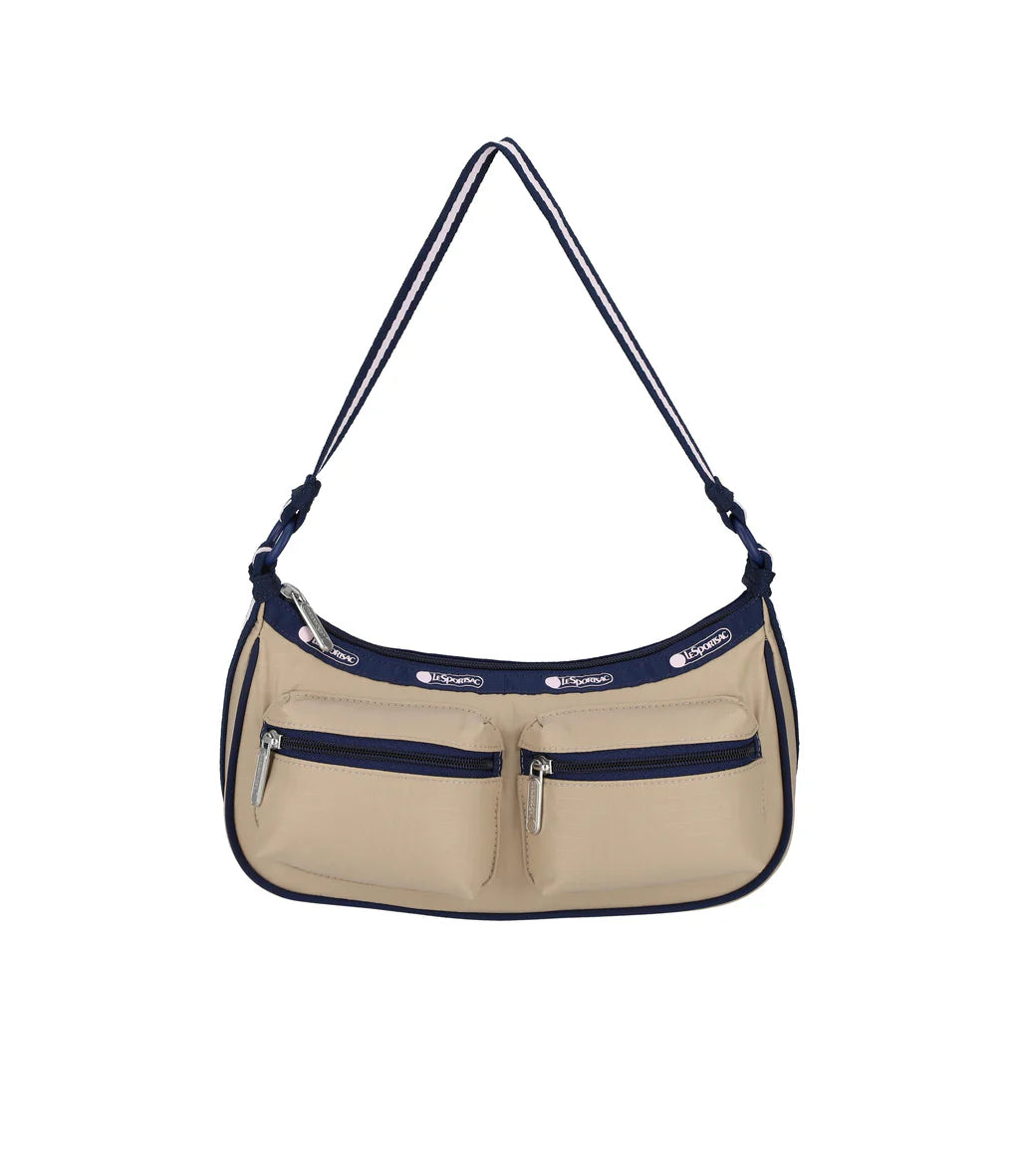 Double Pocket Shoulder Spectator Bone/Navy