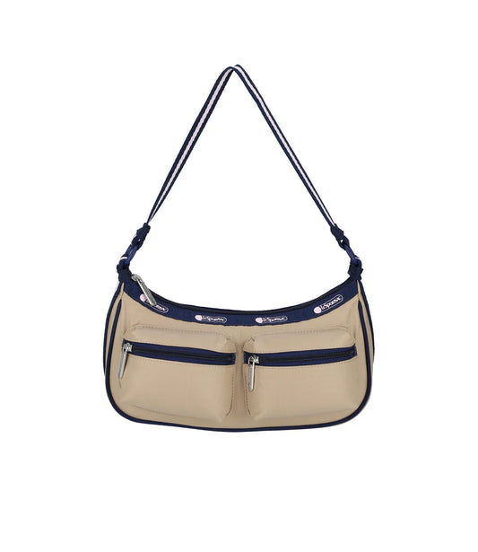 Double Pocket Shoulder Spectator Bone/Navy