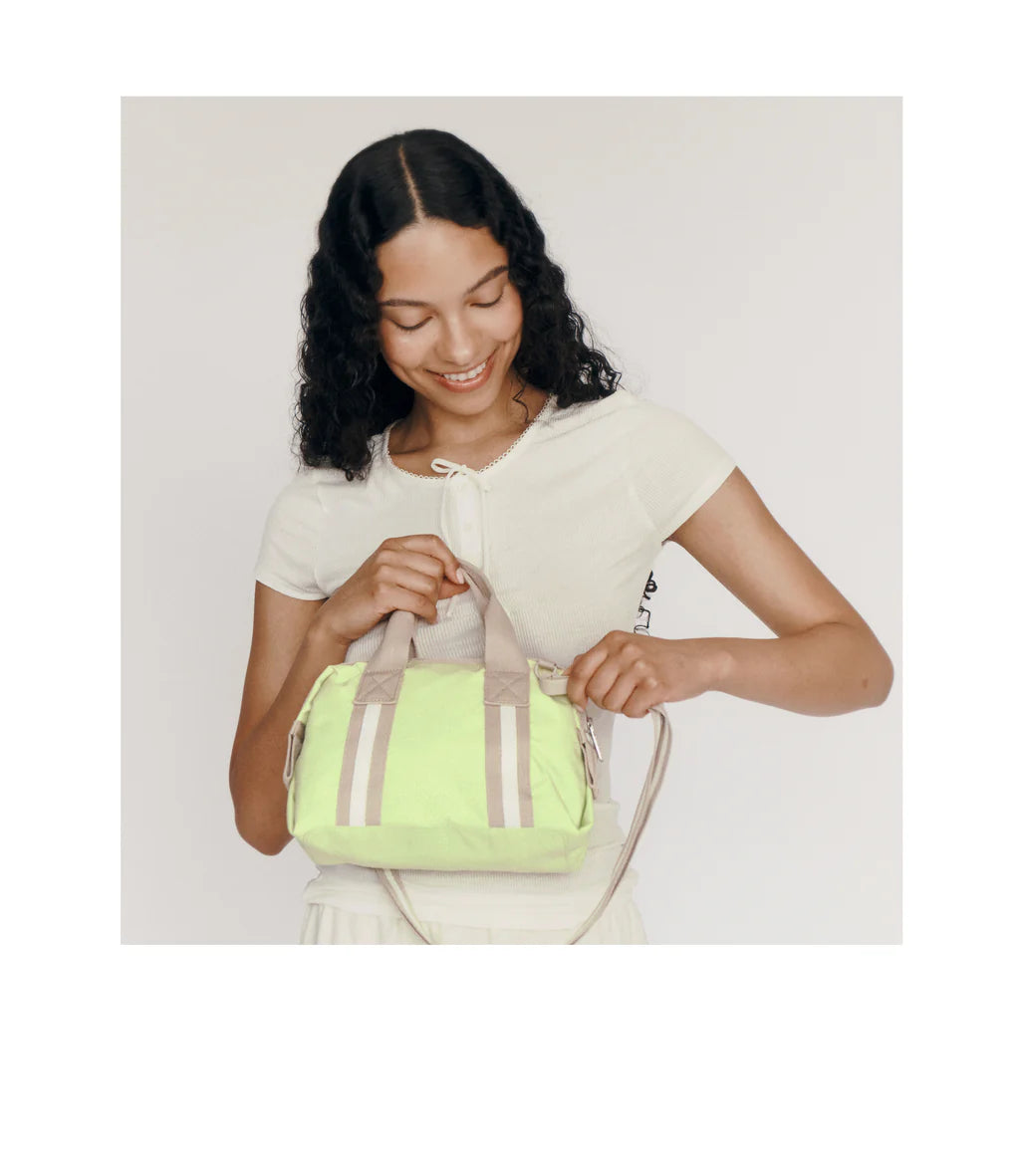 Top Handle Satchel Spectator Lime/Bone