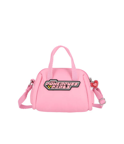LeSportsac x Powerpuff Girls Puffy Micro Duffel Crossbody Pink Sheen