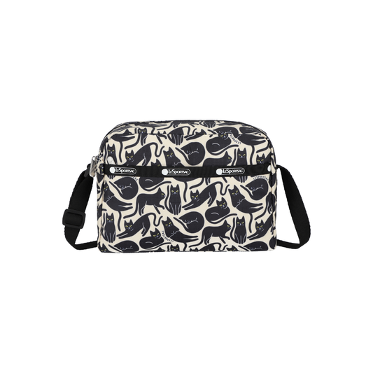 Daniella Crossbody Black Cats Silhouette