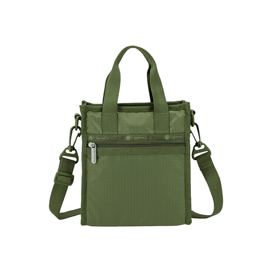 Lesportsac Carlin Zip Top Tote Bag - Olive Solid