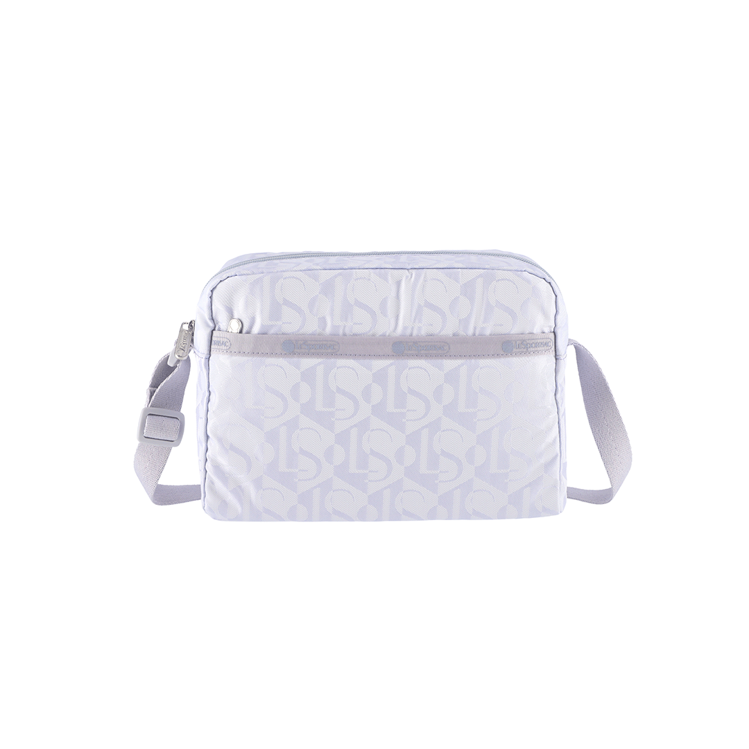 Monogram Jacquard Lavender Daniella Crossbody Bag