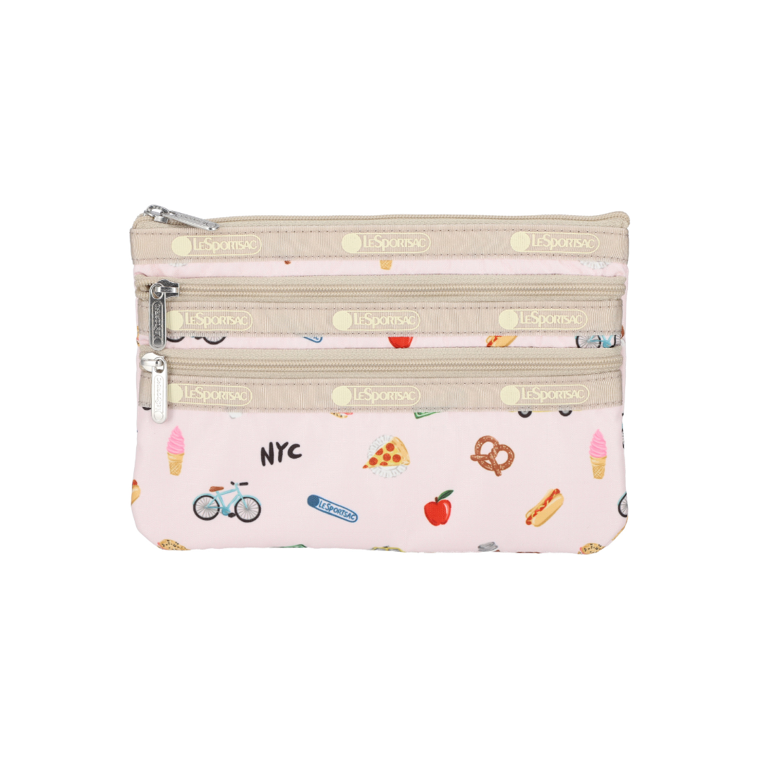 3 Zip Cosmetic NYC Icons Pink