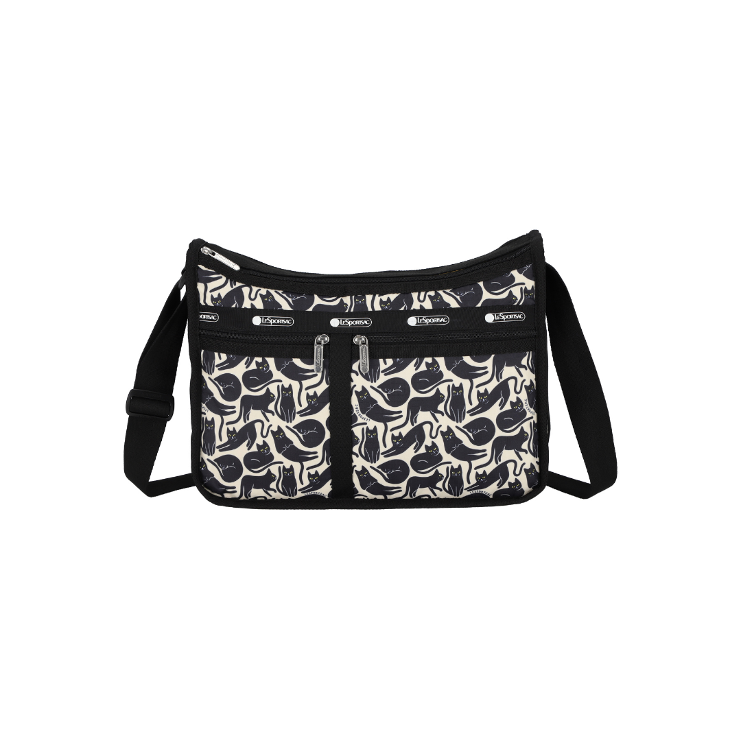 Deluxe Everyday Bag Black Cats Silhouette
