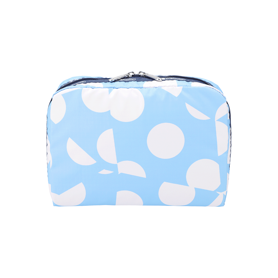LeSportsac Geometric Sky Extra Large Rectangular Cosmetic Pouch