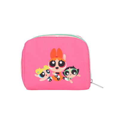 LeSportsac x Powerpuff Girls Square Cosmetic Pink