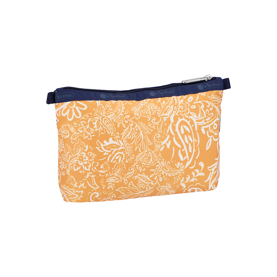 Paisley Patch Cosmetic Clutch Pouch