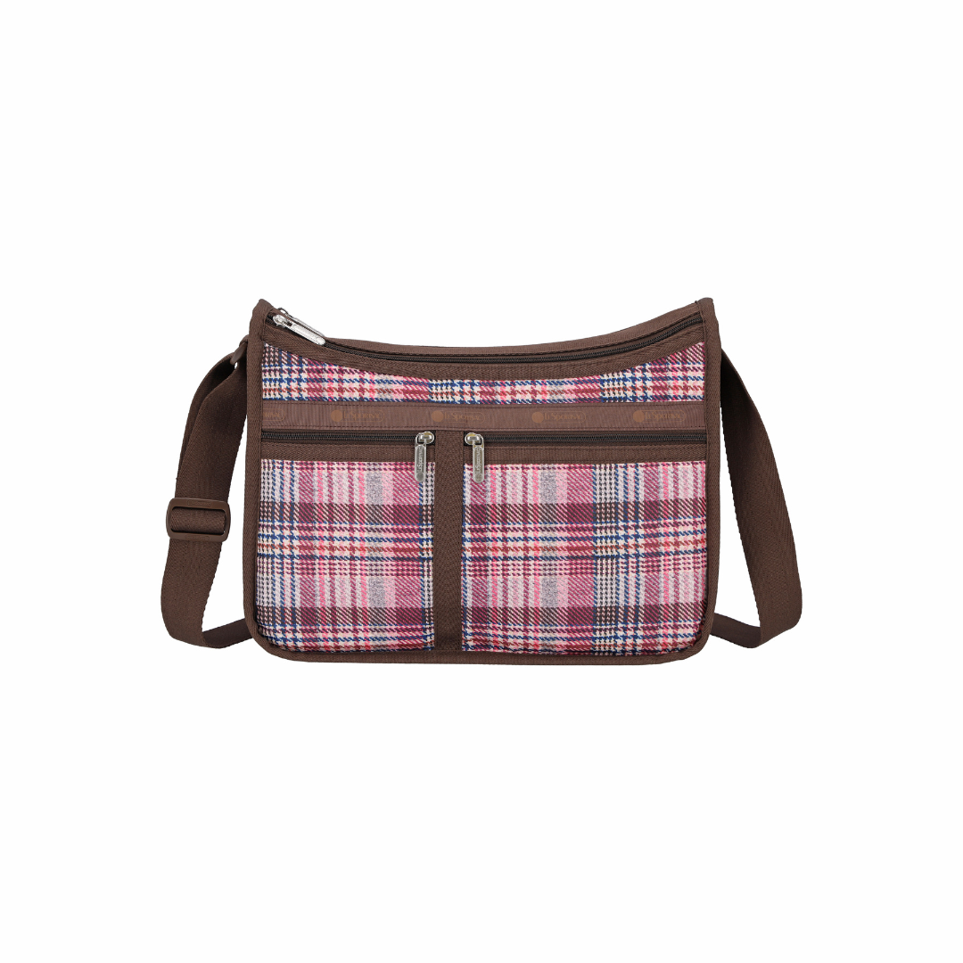 Deluxe Everyday Bag Pink Rosewood Plaid