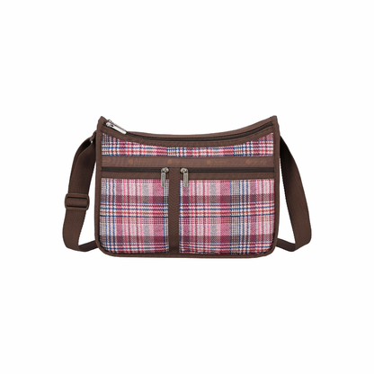 Deluxe Everyday Bag Pink Rosewood Plaid
