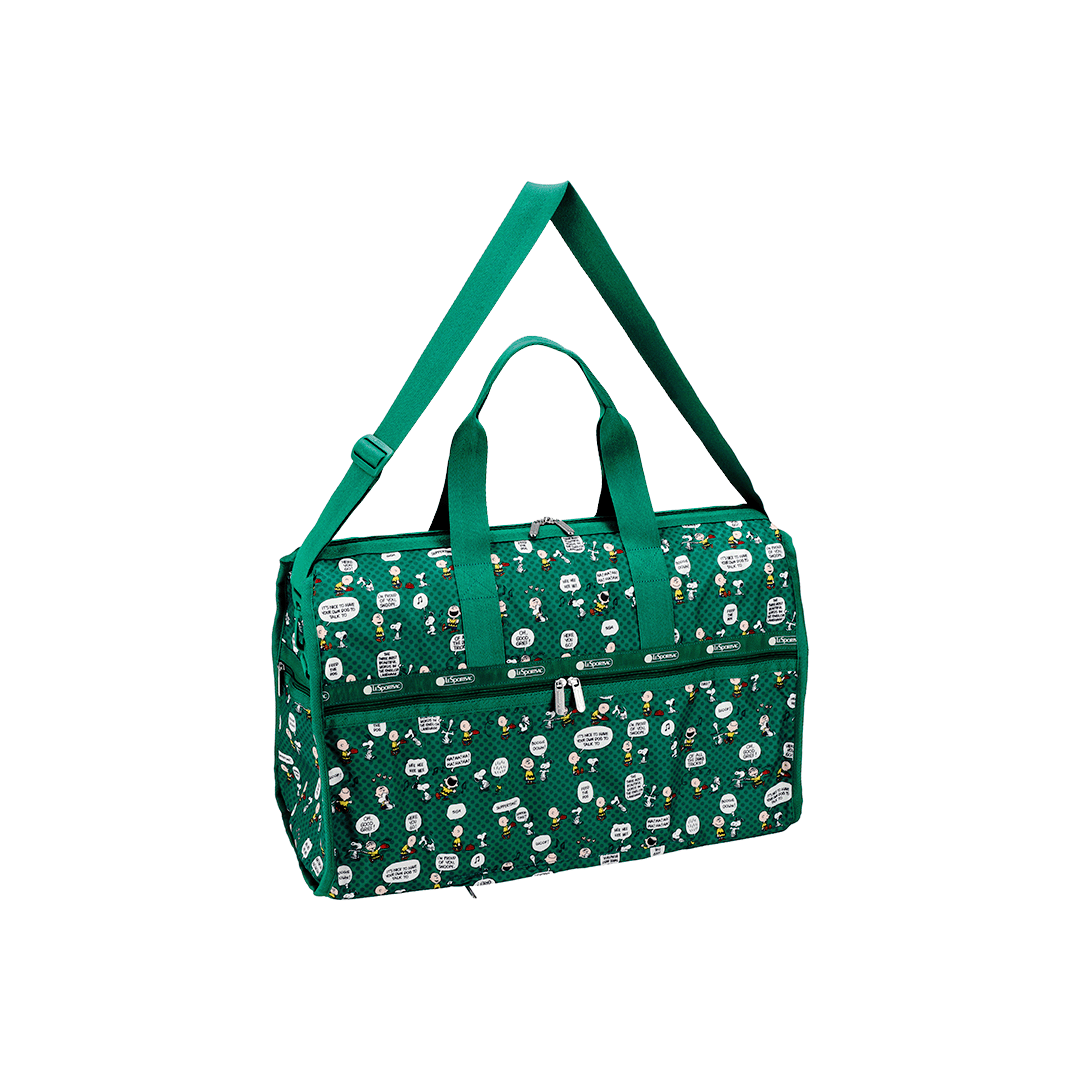 Peanut Pals Green Deluxe Large Weekender Travel Bag