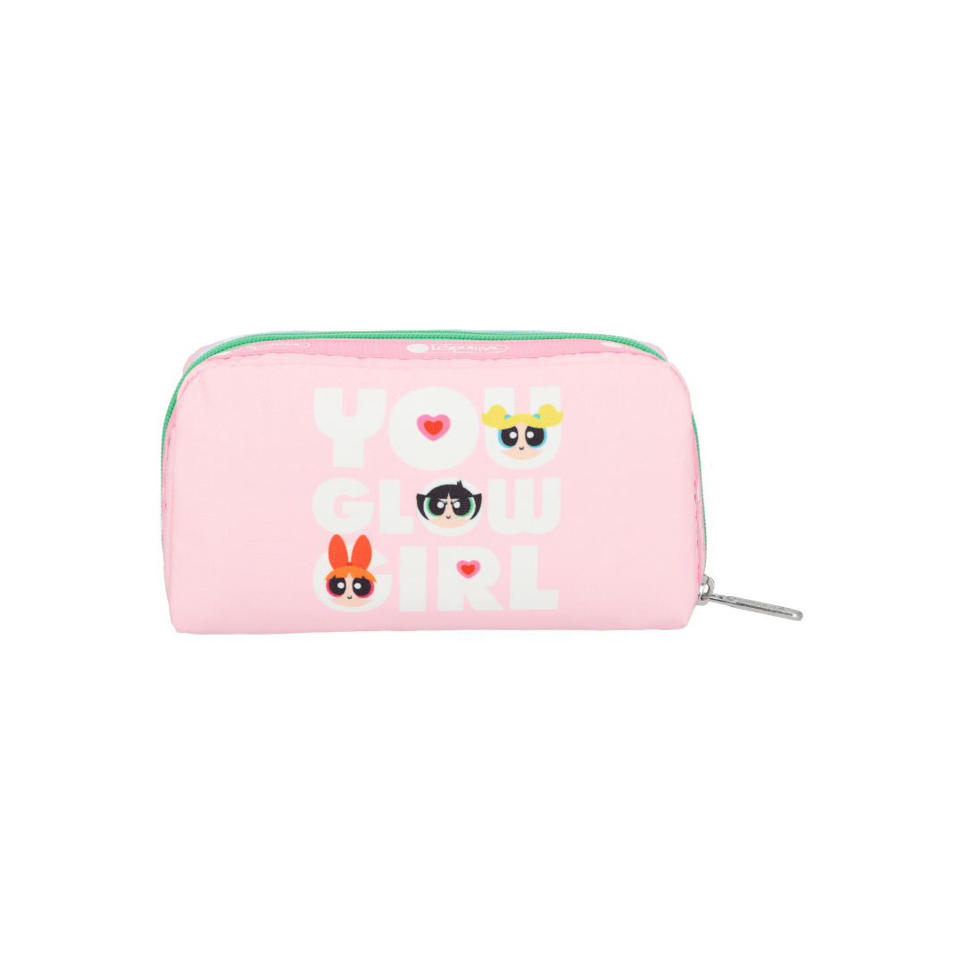LeSportsac x Powerpuff Girls Rectangular Cosmetic Pink