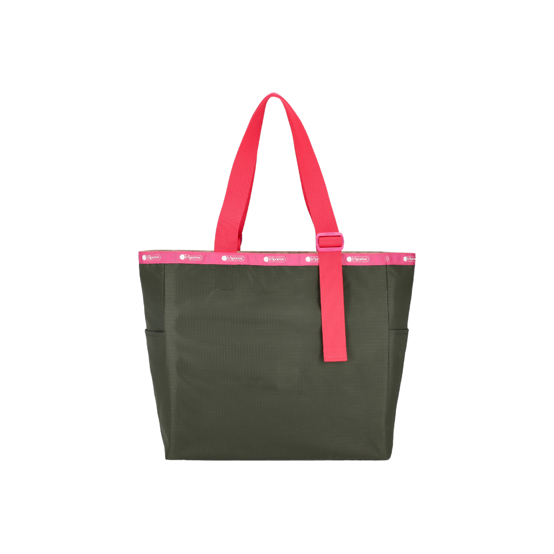Large Handle Adjustable Tote Avocado/Bepk Wb