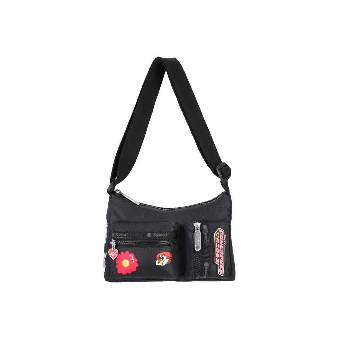 LeSportsac x Powerpuff Girls Cargo Small Hobo Shoulder Bag