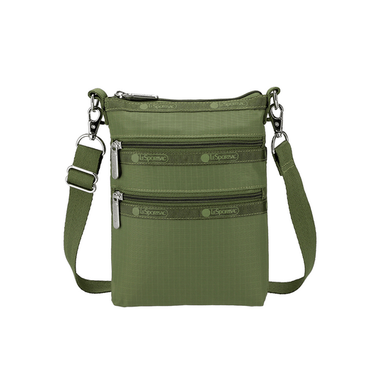 Olive 3 Zip Crossbody Bag