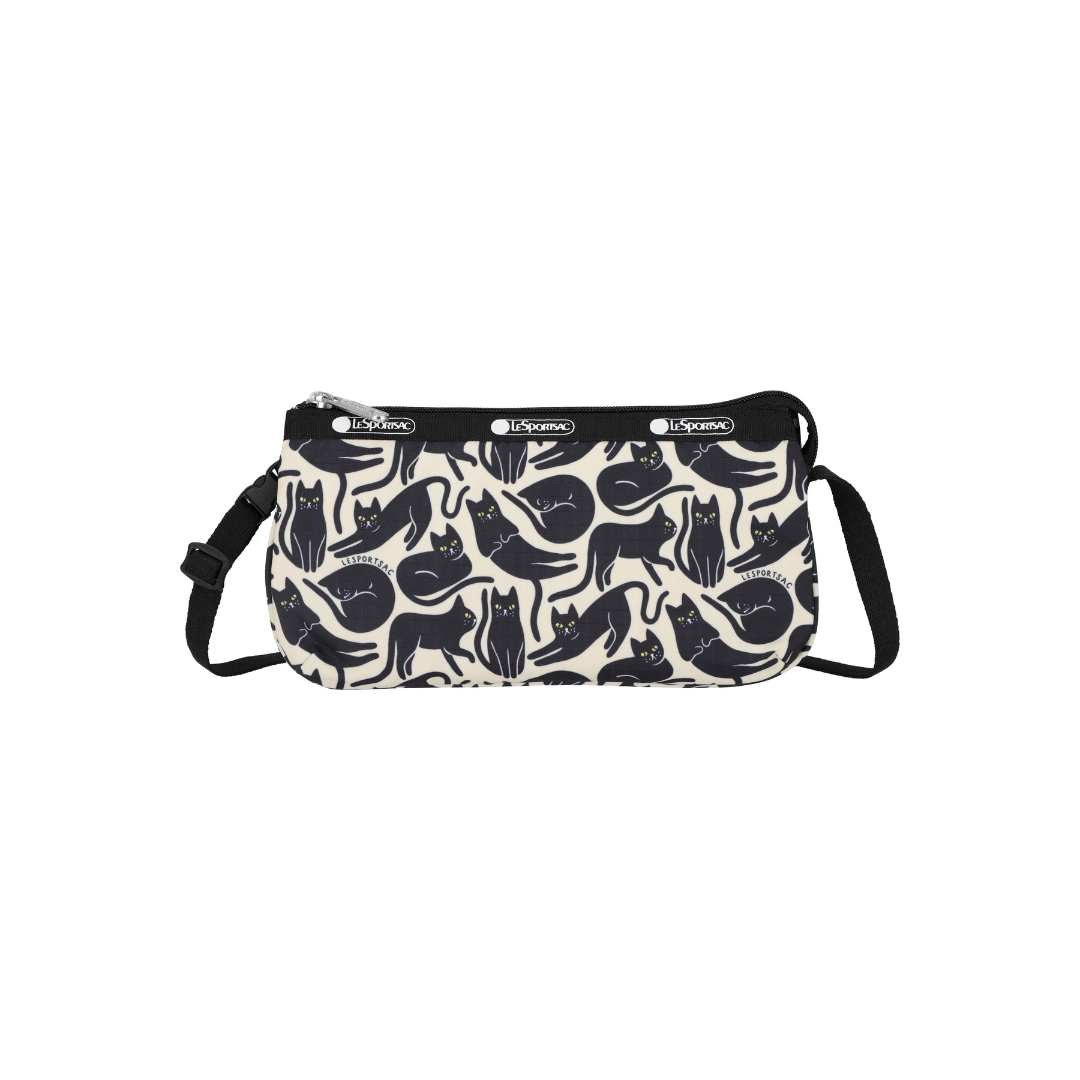 Small Koko Crossbody Black Cats Silhouette