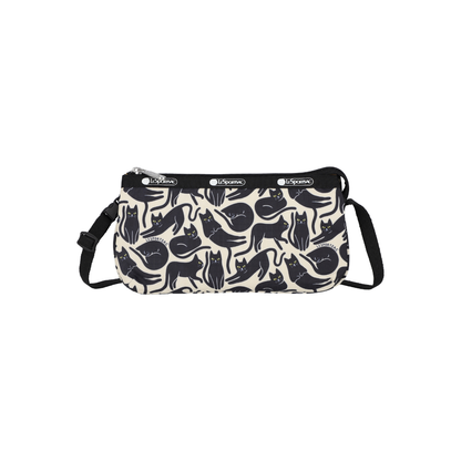 Small Koko Crossbody Black Cats Silhouette