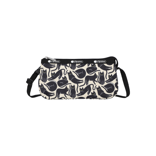 Small Koko Crossbody Black Cats Silhouette