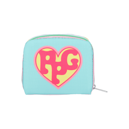 LeSportsac x Powerpuff Girls Square Cosmetic Ppg Yellow/Mint Sq Cosm