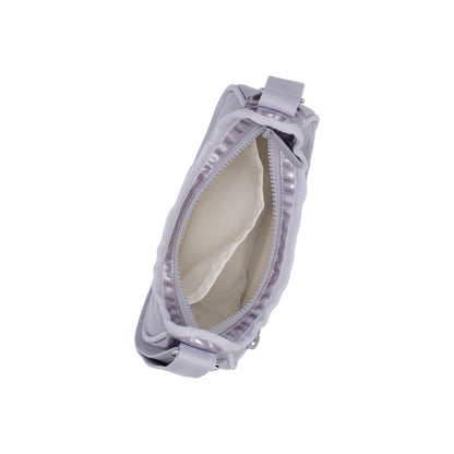 Mini Hobo Crossbody Silver Lilac Shine
