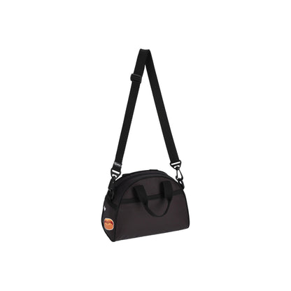 Round Small Satchel Patchwork Black