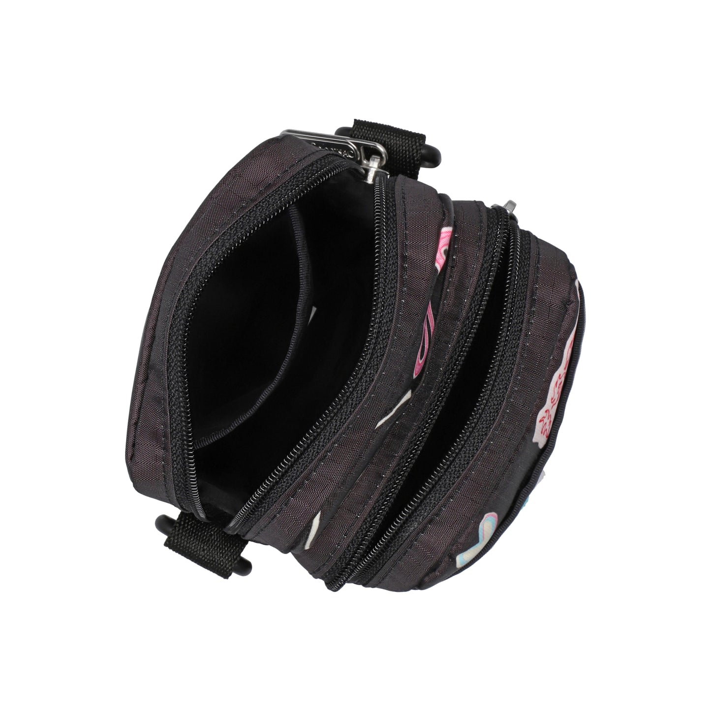 Mini Phone Crossbody Patchwork Black