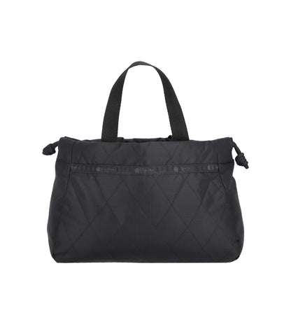 Chain E/W Drawstring Bag Midnight Quilt Chain
