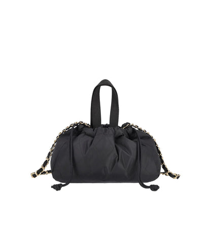 Chain E/W Drawstring Bag Midnight Quilt Chain