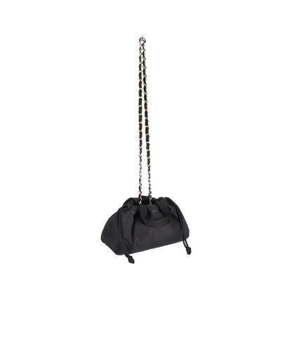 Chain E/W Drawstring Bag Midnight Quilt Chain