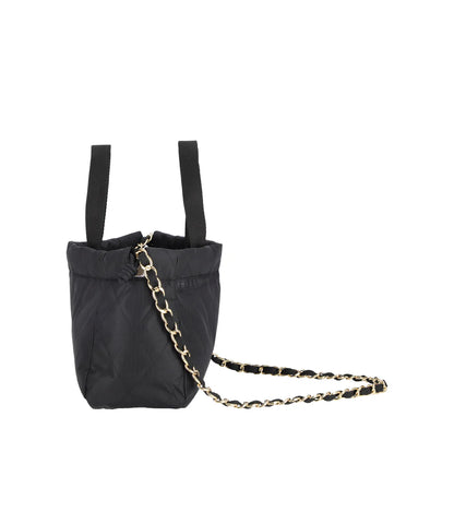 Chain E/W Drawstring Bag Midnight Quilt Chain