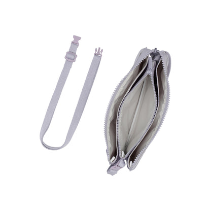 Small Koko Crossbody Silver Lilac Shine