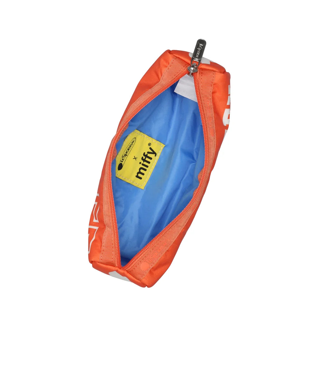Lesportsac x Miffy Pencil Pouch Team Miffy Orange