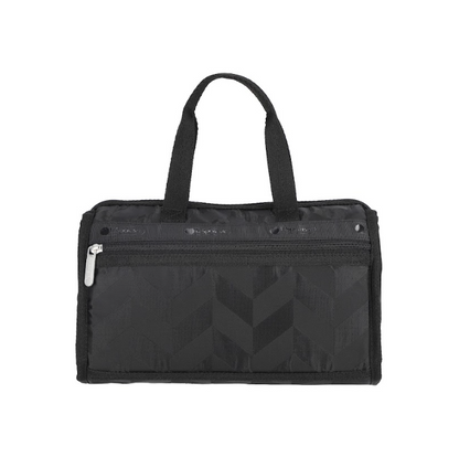 Deluxe Mini Duffel Herringbone Jacquard