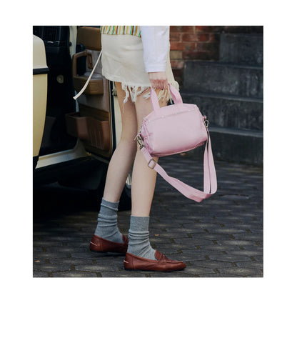 Small Uptown Satchel Soft Mauve C