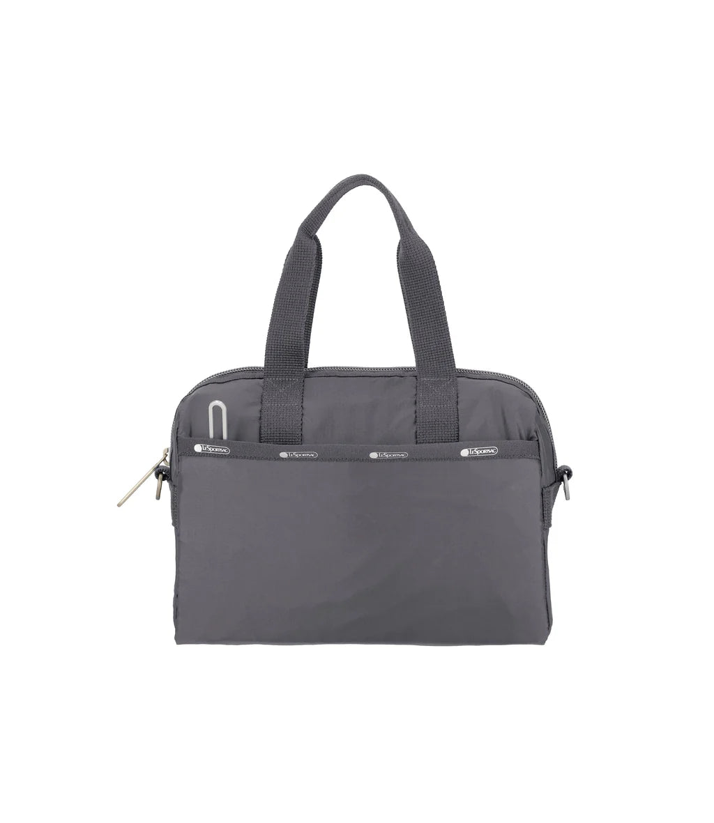 Small Uptown Satchel Shadow Grey C