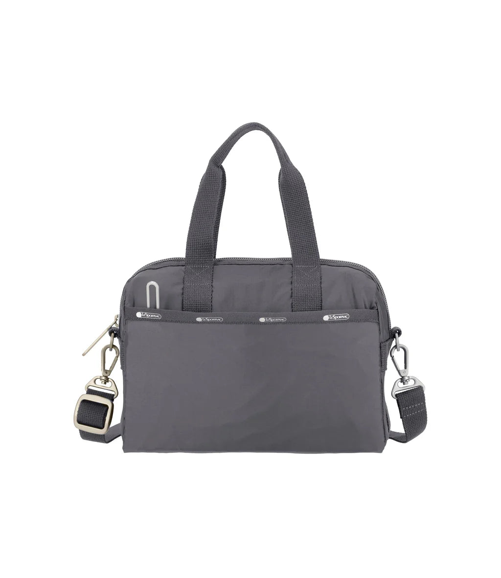 Small Uptown Satchel Shadow Grey C