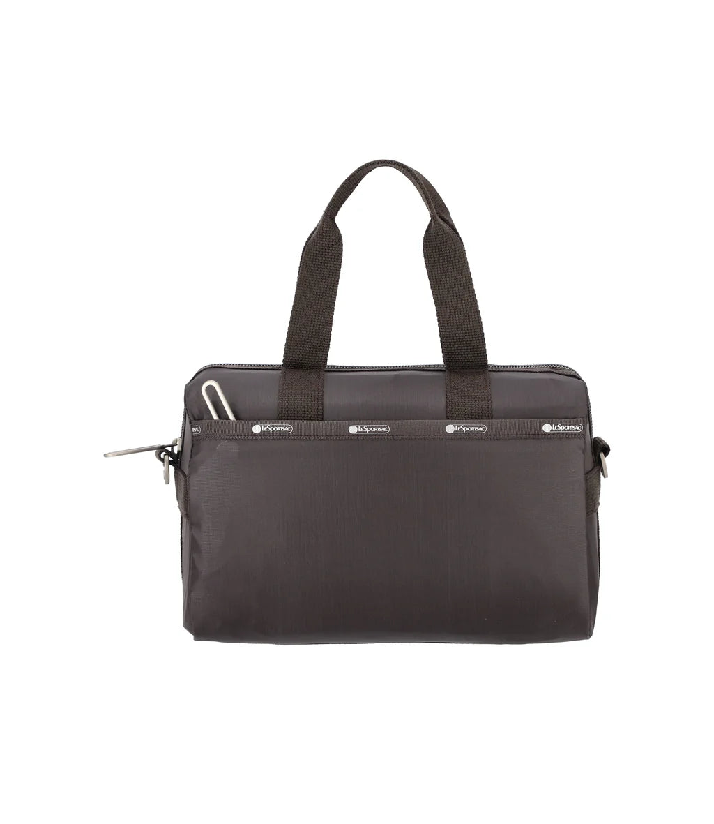 Small Uptown Satchel Dark Chocolate C