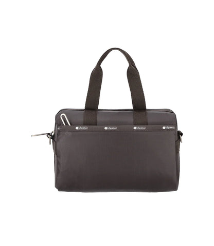 Small Uptown Satchel Dark Chocolate C