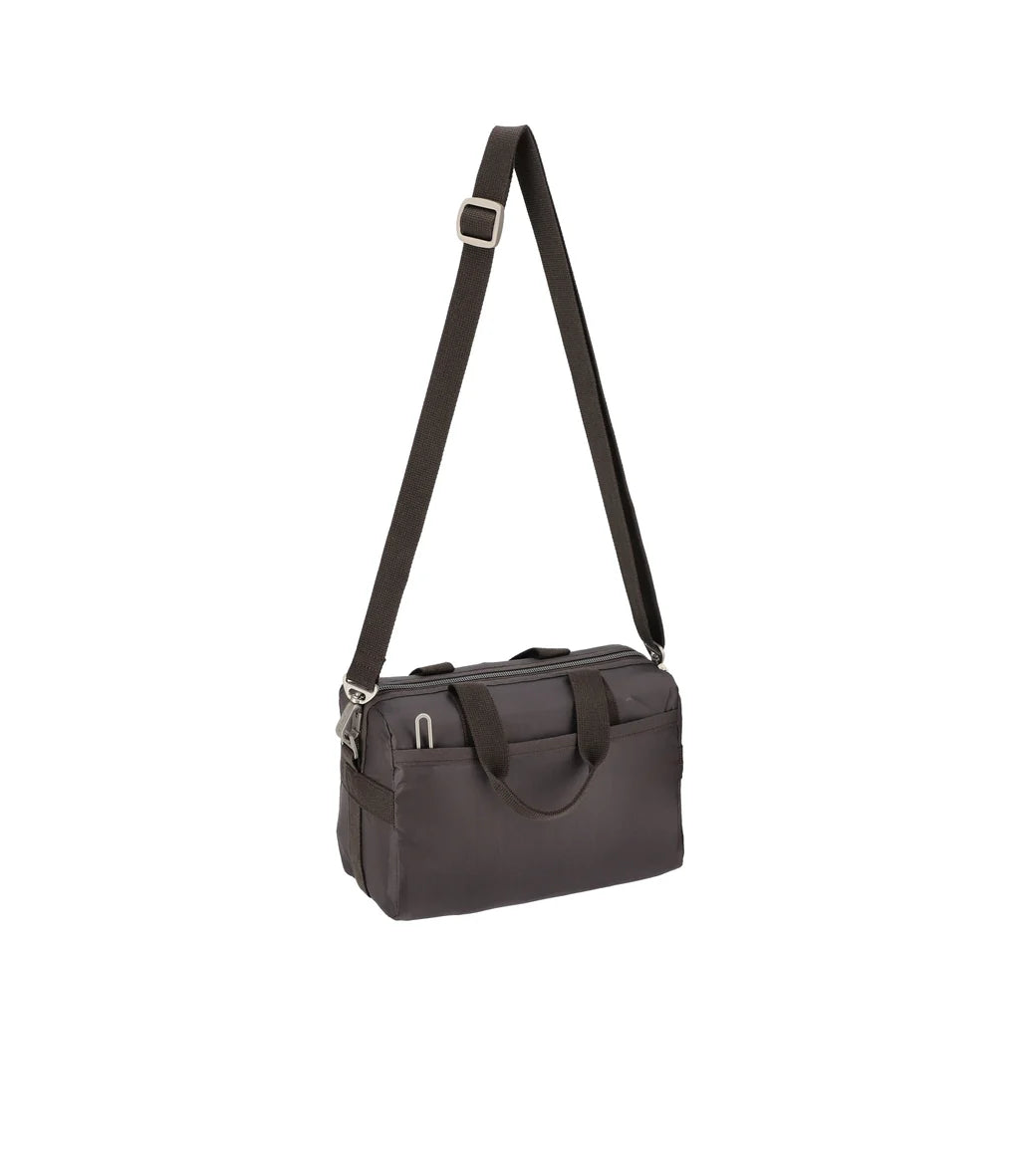 Small Uptown Satchel Dark Chocolate C